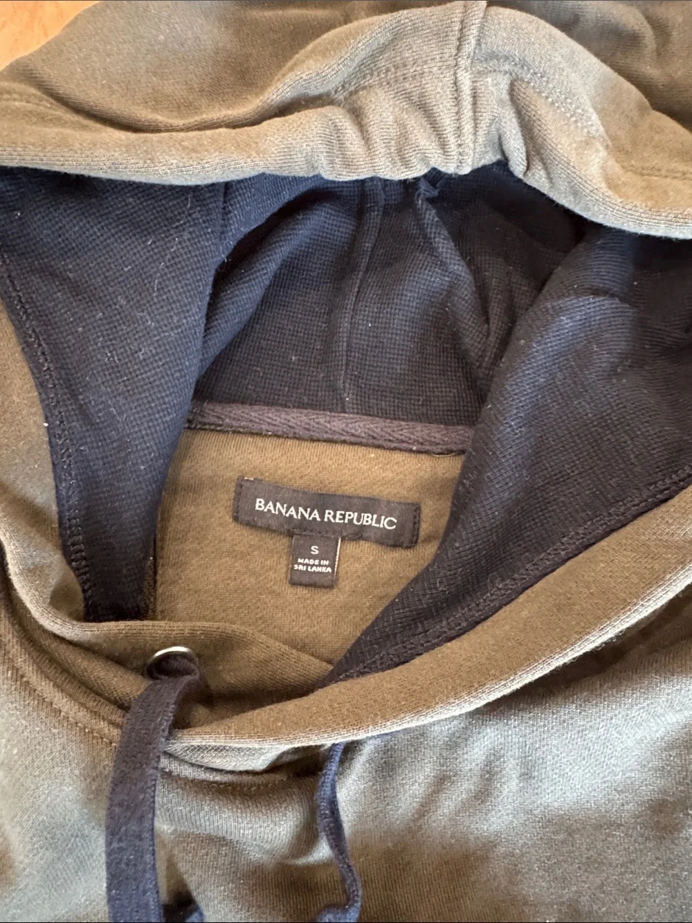 Army green hoodie